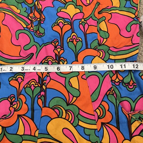 Nooworks Psychedelic Groovy Dress XS Edie 70s Artsy Maximalist auderpopz print - Picture 8 of 9